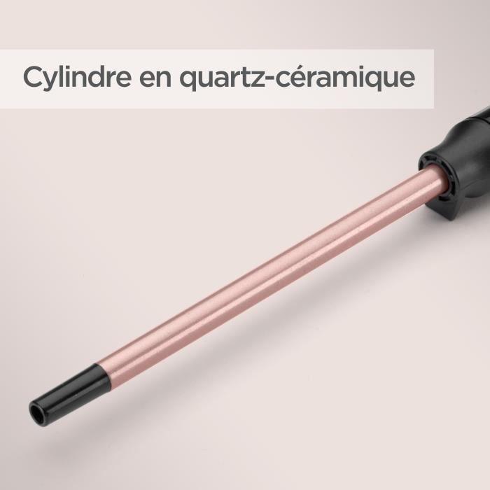Boucleur Manuel BABYLISS C449E - Diamètre 10mm - Chauffe Ultra-rapide - Tapis Et Gant Thermorésistants