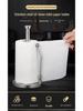 Stainless Steel Vertical Paper Towel Holder for Kitchen, Living Room, or Restaurant
