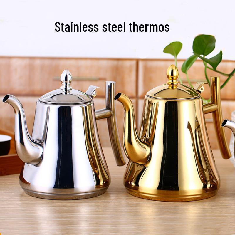 Stainless Steel Kashi Coffee & Teapot with Filter for Induction Cookers