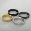 KALEN 13mm Mesh Tennis Chain Bracelet Men Stainless Steel Jewelry Trendy Gift Rock Charms Accessories