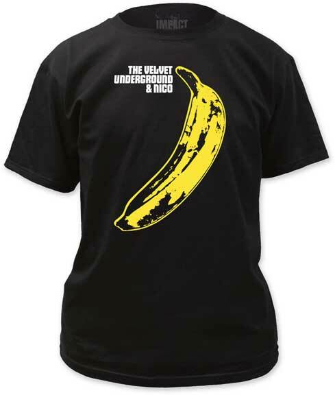 VELVET UNDERGROUND Banana T SHIRT S-M-L-XL-2XL New Official Impact Merchandising