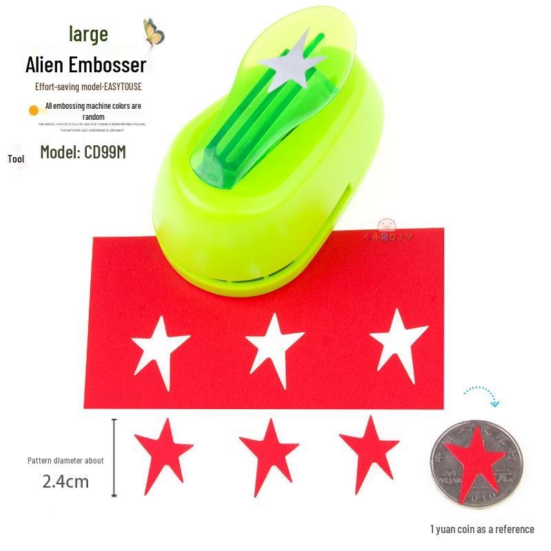 Effortless Stamp & Flower Punch Embosser for DIY Scrapbooking and Photo Frames