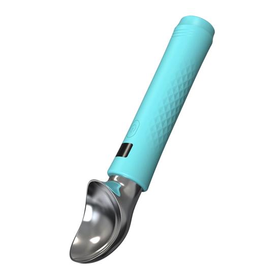 Heated Ice Cream Scoop Rechargeable Electric Ice Cream Scoop with LED светло-синий