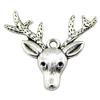 Deer Antler Charms Christmas Day Pendants For Nature Inspired Jewelry