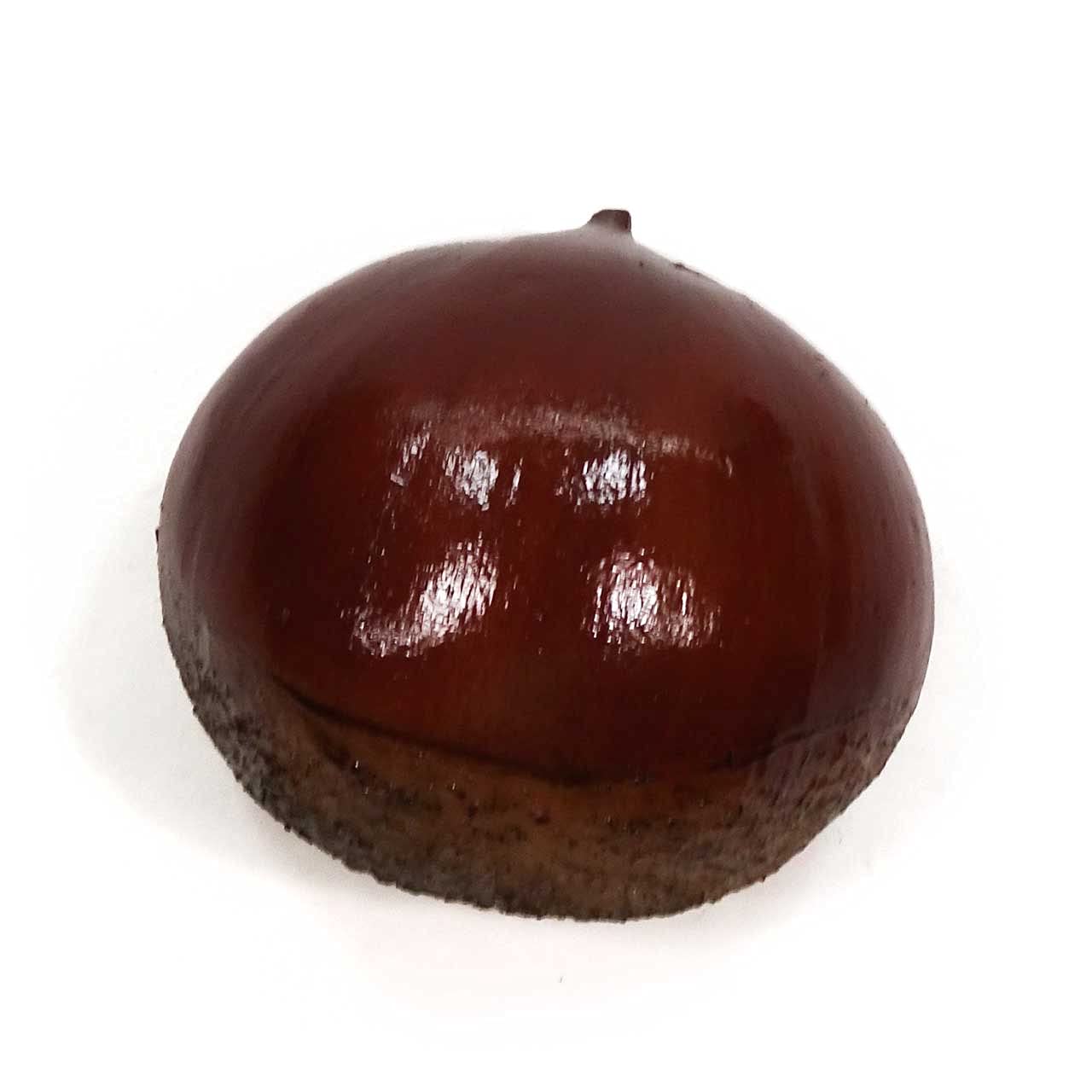 

stomach will rumble every time you look at Chestnut Food Sample Keychain Gift 335M Coconut Accessories [Your it] - Cute, Funny, Souvenir, чёрный