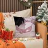 Anime Boys' love Pillow Case Anti-dustmite Pillow Invisible zipper silky short plush Sofa cushion cover