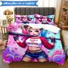 3PCS Quinn Artwork Bedding Set,Including 1pc Duvet Cover And 2pcs Pillowcases Perfect for Bedroom, Dormitory, Fan Christmas gift