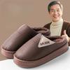 Waterproof Cotton Shoes for Large-sized Indoor Home Use with Fleece and Anti-slip Thick-soled Slippers