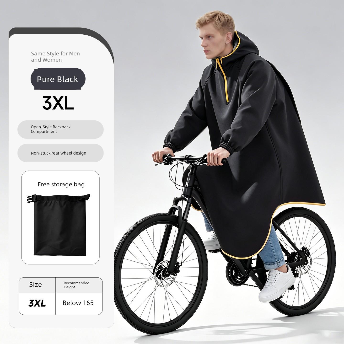 Velosipēda lietusmētelis pamatskolas skolēniem, Velosipēda lietusmētelis