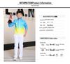 Unisex Casual Sportswear Jacket Cardigan Hoodie with Stand Collar - School Uniform and Class Club Style