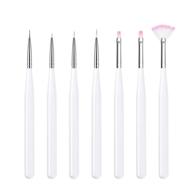 Nail Brushes Set Professional Nail Supplies For Acrylic UV Gel Drawing Dotting Manicure Nail Art Design Tools Makeup Accessorie