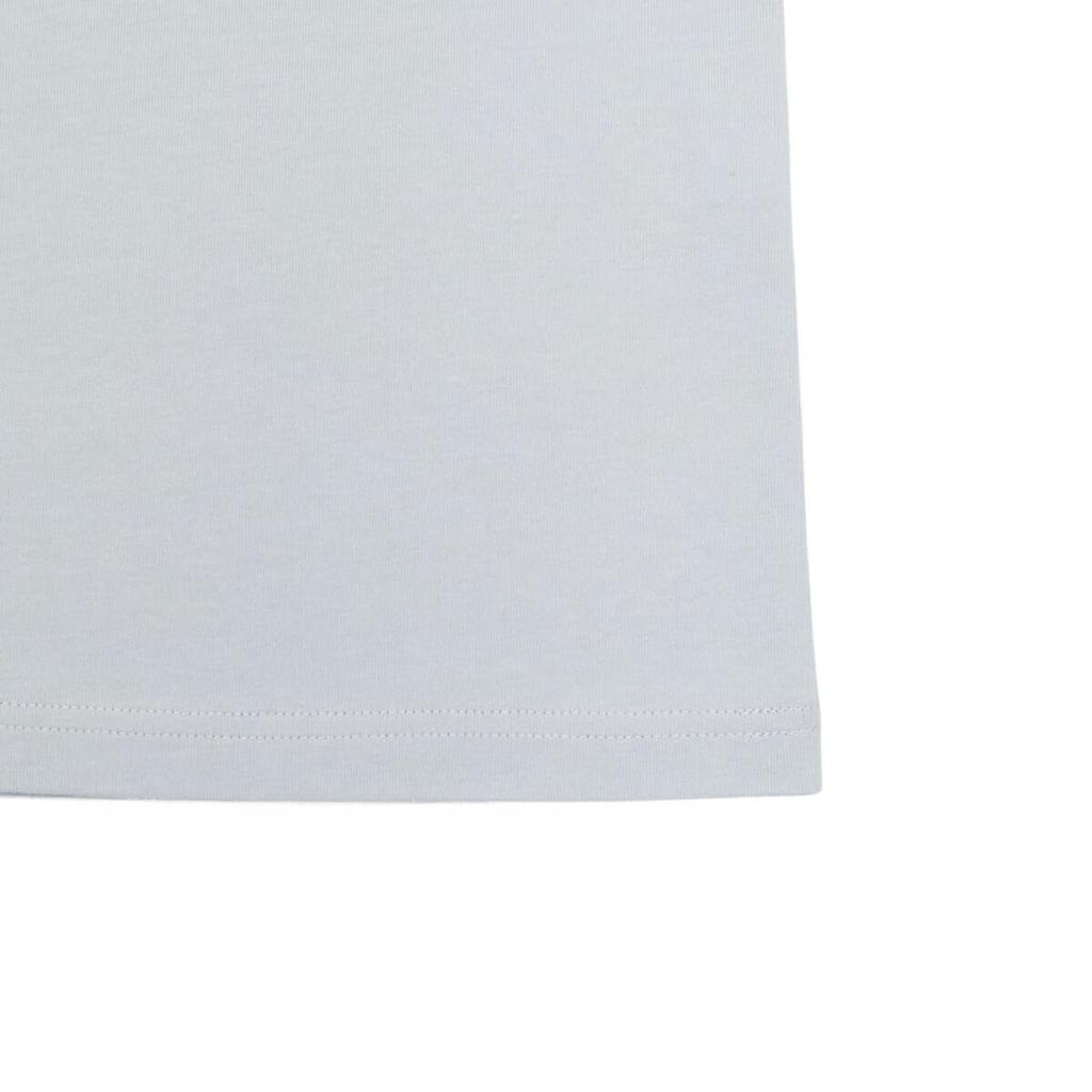 New Era Oversized Snow Gray Black Cotton Box Logo M T-shirt