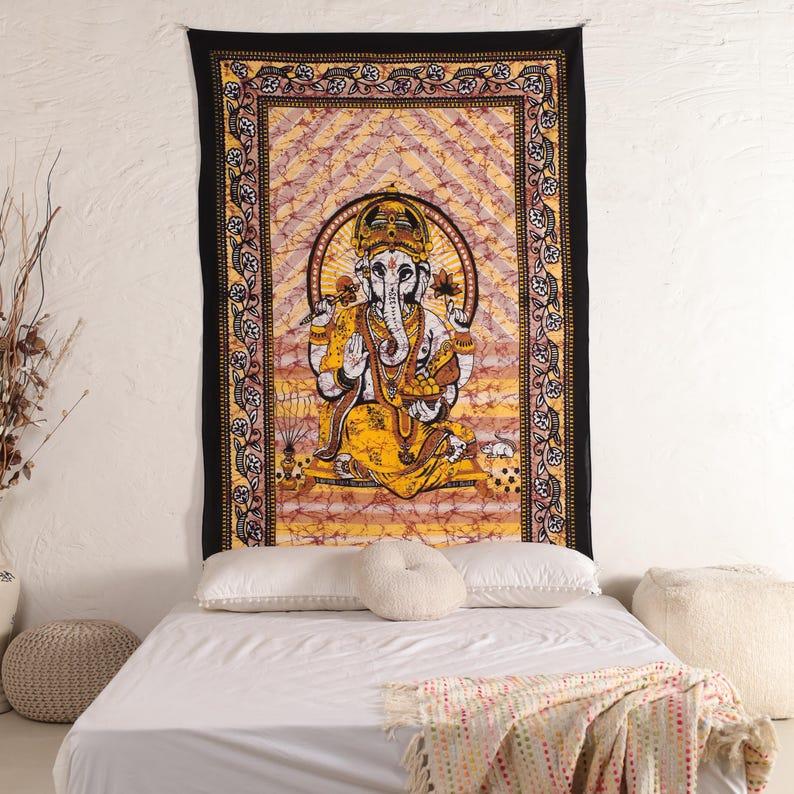 Ganesha tapestry 75x100 чёрный
