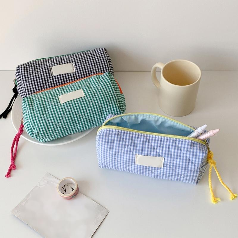 Pencil Case 7.5x3.5x2.4In for Student Girl Women Large Pen Bag Zippered Pen Pouches Travel Cosmetic Storage Bag