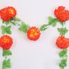 New 2.3Meter Artificial Flower String Pink 10Flower Simulation Silk Chrysanthemum Floral Arrangement Lifelike Flowers Gift