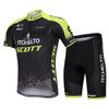 Mens Cycling Jersey Set Short Sleeve Road Bike Outfit Breathable Riding Gear