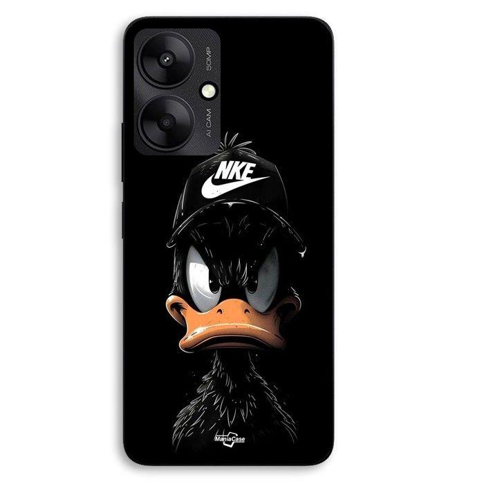Coque de téléphone - MANIACASE - Xiaomi Redmi 13C 5G - Silicone TPU - Nike Black Donald - Noir