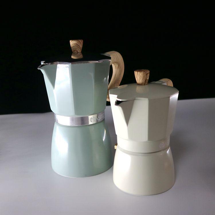 Seiko Octagonal Aluminum Moka Pot - Classic Italian Espresso Maker