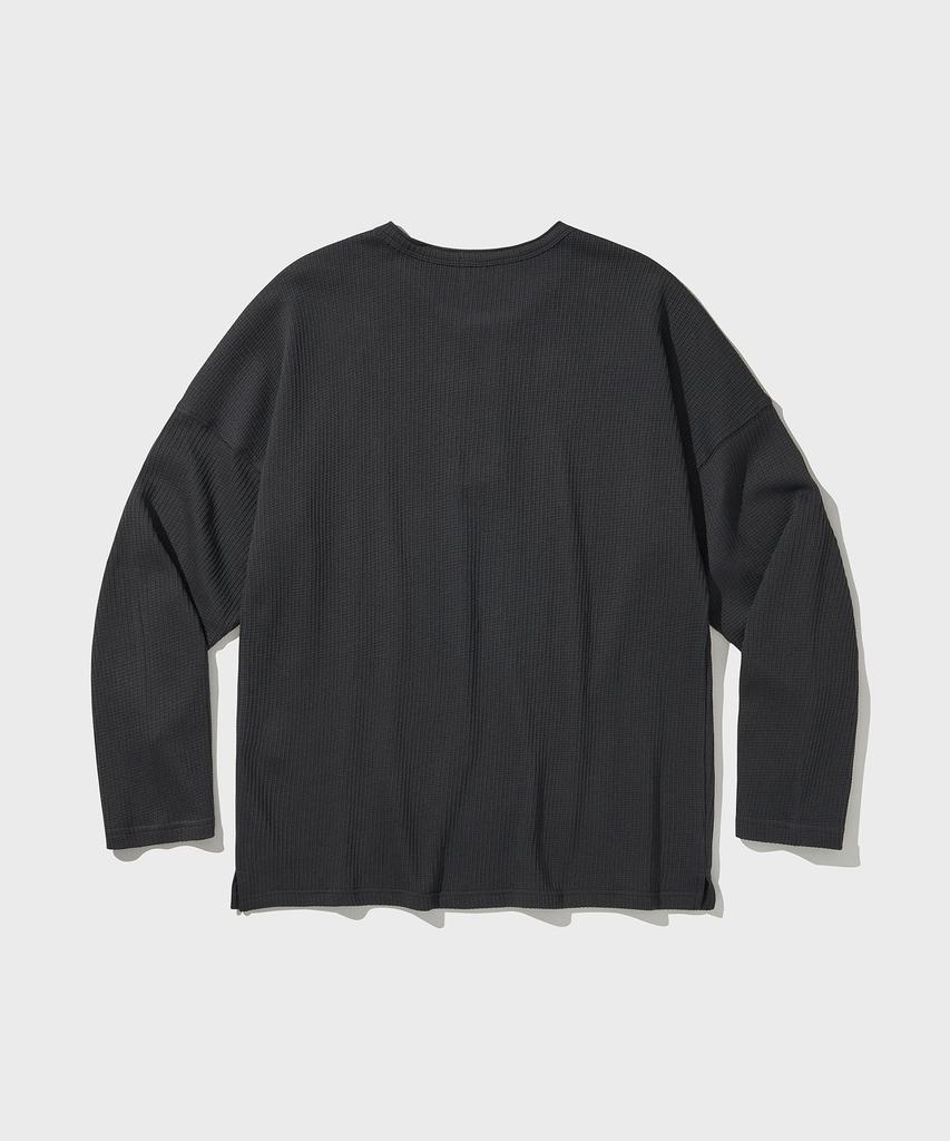 VDR Cozy Henlyneck Long Sleeve [Smoke Gray]