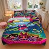 3pcs Powerpuff Girls Adventure Bedding Set, Includes One Quilt Cover and Two Pillowcases, Bedroom and Guest Room Decoration. T72301122