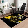 Custom Name Motorcycle Printed Carpet, for Office Chair Living Room Bedroom Kitchen Room Decor Gifts.