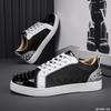 Men's Autumn Casual Rivet Versatile Work Low-top Flat Shoes
