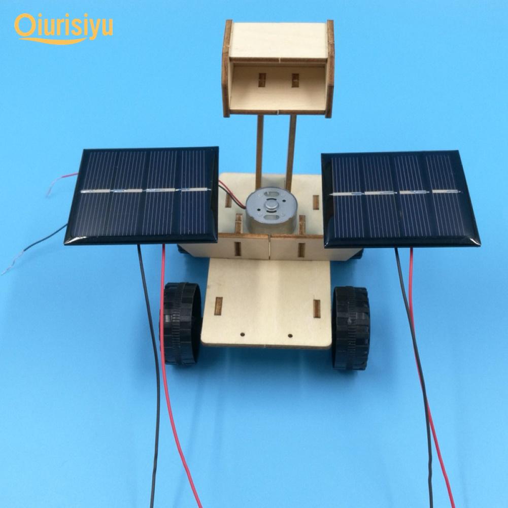 Kids DIY Assembly Solar Power Moon Rover Robot Toy