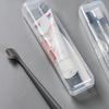 1Pcs Portable Transparent Toothbrush Box Breathable Travel Toothbrush Case Plastic Toothbrush Case For Outdoor Travel Acessories