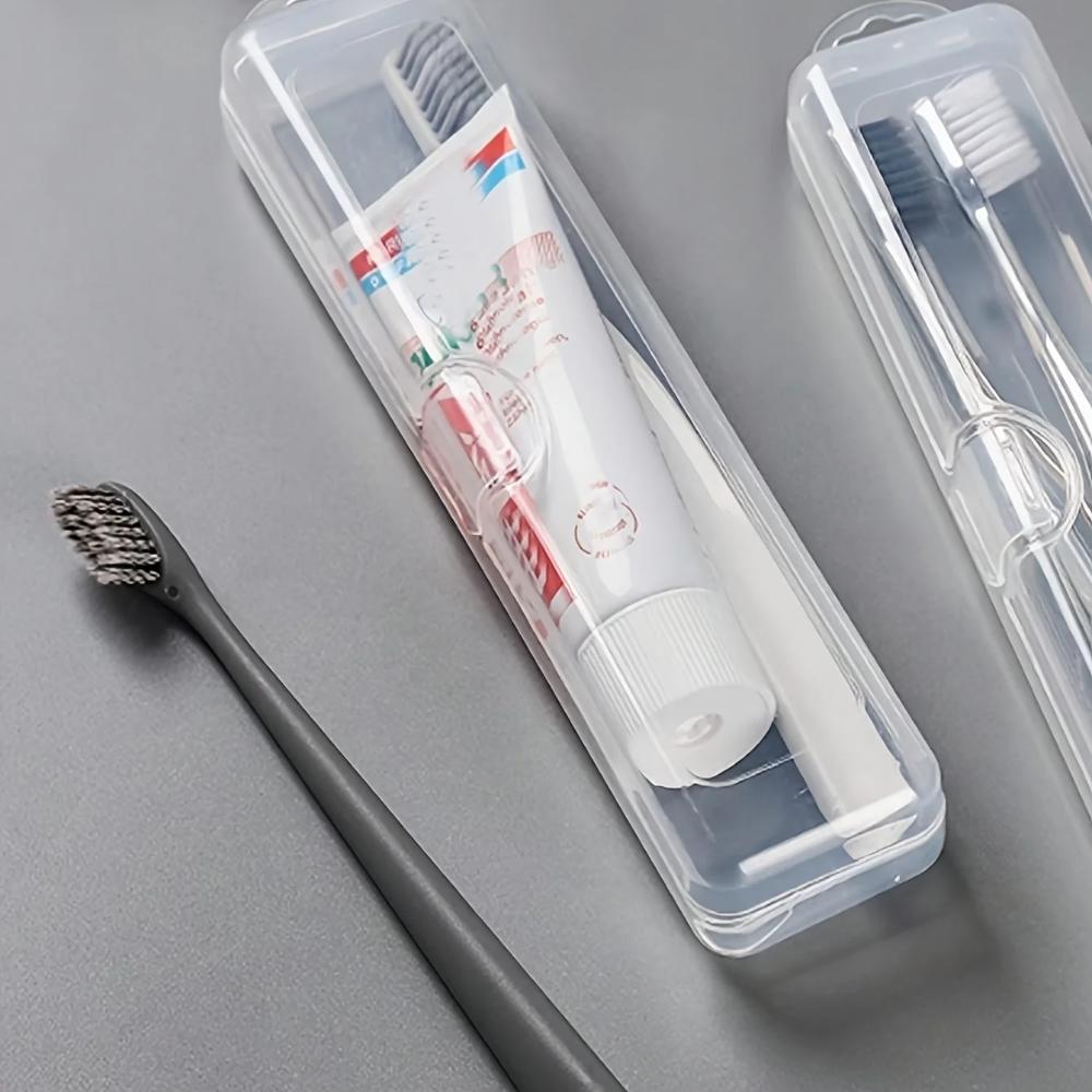 1Pcs Portable Transparent Toothbrush Box Breathable Travel Toothbrush Case Plastic Toothbrush Case For Outdoor Travel Acessories