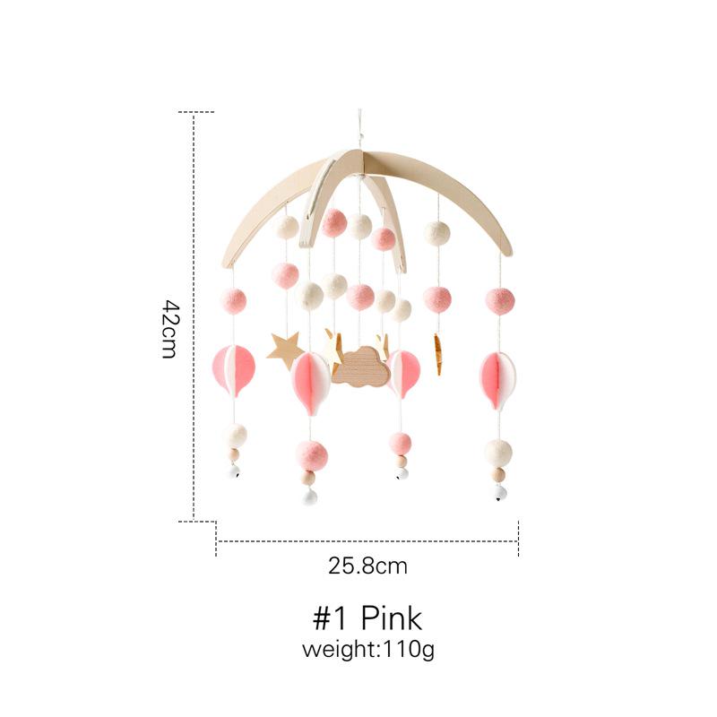 Rotating Crib Mobile: Newborn Baby Sleep Aid & Educational Rattle Toy