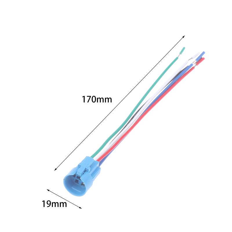 16/19/22/25Mm Cable Quick Connectors Electrical Wires Socket Harness Led Light Metal Push Button Switch Connection Assembly