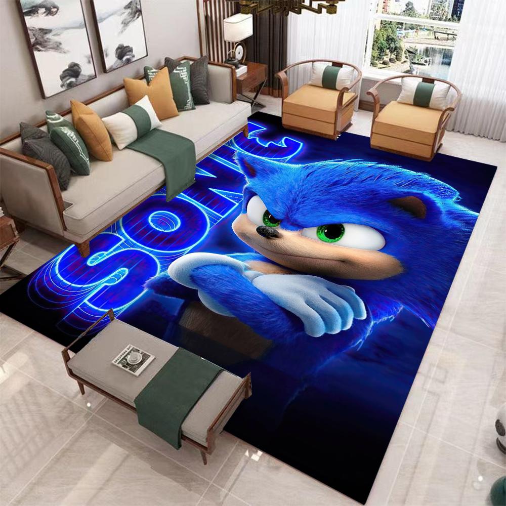 

Ковер с персонажами аниме для гостиной S-Sonic Home украшение для дивана, большой игровой коврик для детей, большой ковер, коврик для йоги 40X60CM