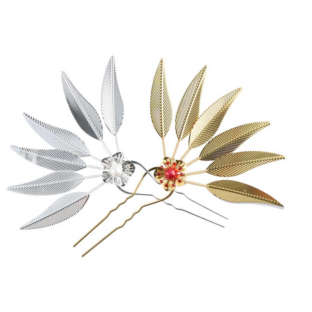 Girl Hair Accessories Thai Headdress U Shape Hairpin Metal Hair Sticks Ancient Style Headwear