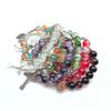 Crystal Religious Jewelry Glass Crystal Beaded Bracelets Religious Jewelry Rosarys Cross Bracelets Elastics Bracelets