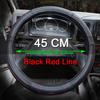 For 38 40 42 45 47 50CM Car Truck Auto Van Lorry Bus Steering Wheel Cow Leather Non-slip and Breathable Interior Accessories