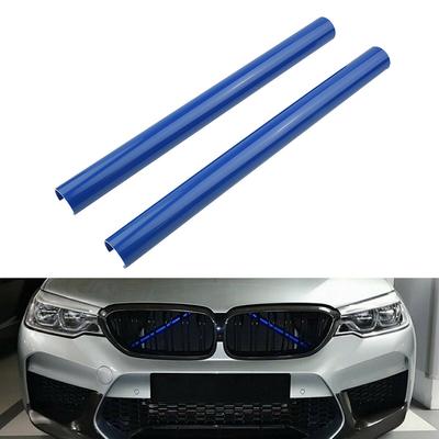 2ks Ozdobné lišty přední mřížky do auta Opěrná lišta grilovací tyče V Brace Wrap pro BMW 1 2 3 4 -Series Ozdobné lišty mřížky Autopříslušenství