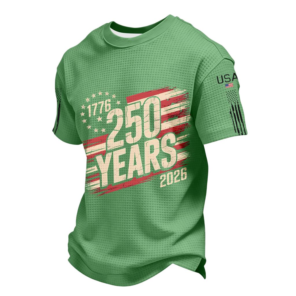 Men's Casual Round Neck Short Sleeve T-Shirt