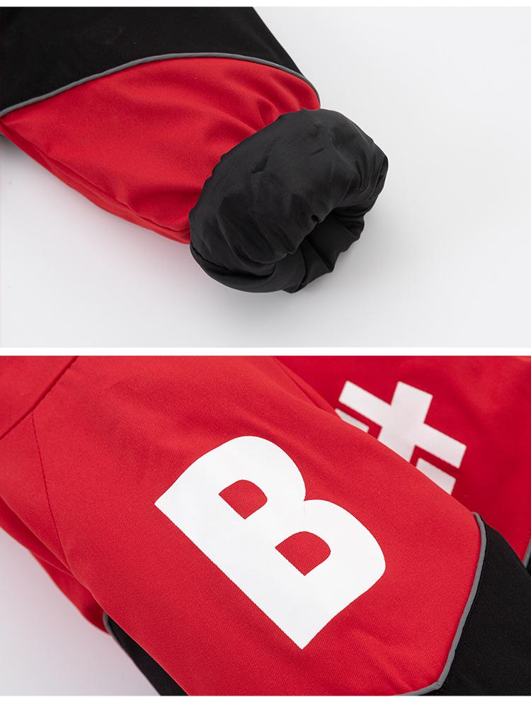 Boys' Trendy Fleece-Lined Winter Parka 2025: Thick Cotton-Blend Jacket