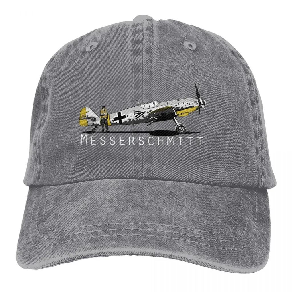 Airplane Lover Multicolor Hat Peaked Men Women's Cowboy Cap BF 109 Baseball Caps Personalized Hats