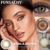 FUNSACHY 1 Paar Sharon Black Kontaktlinsen für Augen Große Augen 14,5 mm Farblinsen Puppenauge Kontakte Jährlich Schöne Kosmetik