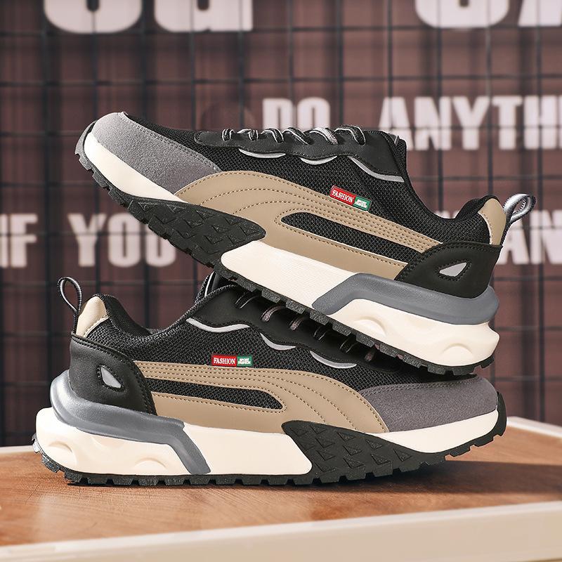 New four-season breathable mesh shoes new casual sports shoes outdoor running shoes dad shoes