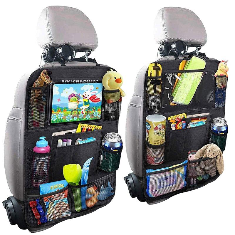 Car Seat Organizer: Backseat Storage & Kick Protection Bag