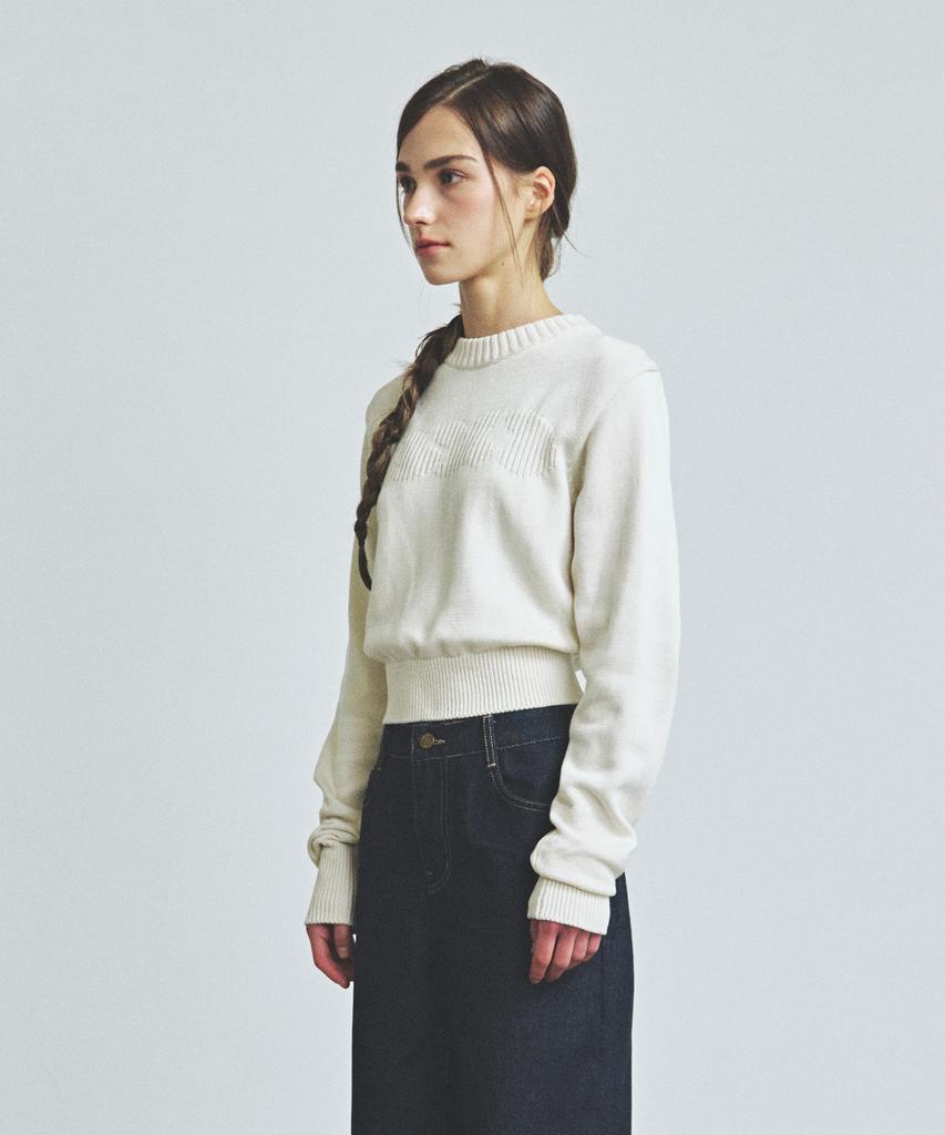 KNITTED (W) Minimal And Round Knit Ivory