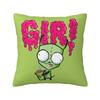 Invaders Zims Gir Cartoon Square Pillow Case Cushion Covers Fashion Polyester Decorative Pillowcase For Bed 40*40Cm