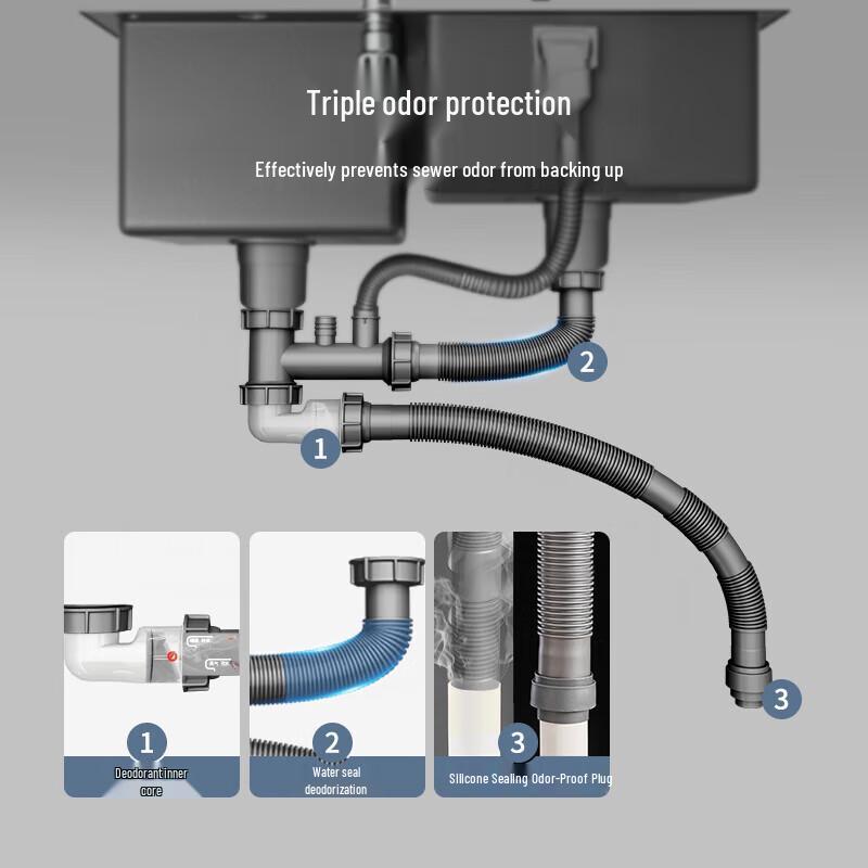 ARROW HT Kitchen Sink Drain Pipe Set