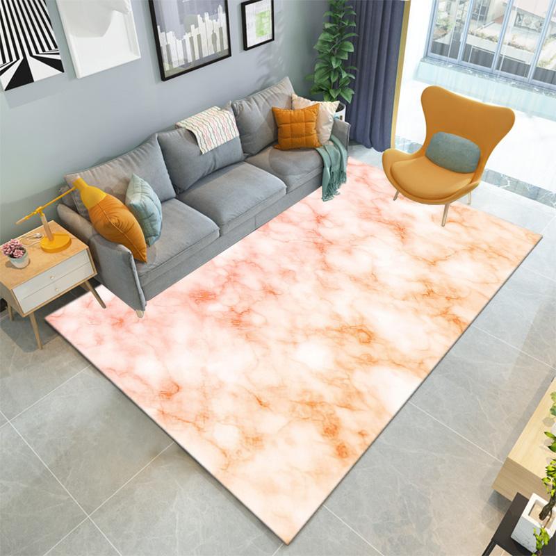 1PC Marble Texture Printed Carpet Rug for Living Room Bedroom Home Sofa Decoration,Non-slip Floor Mat Floor Mat
