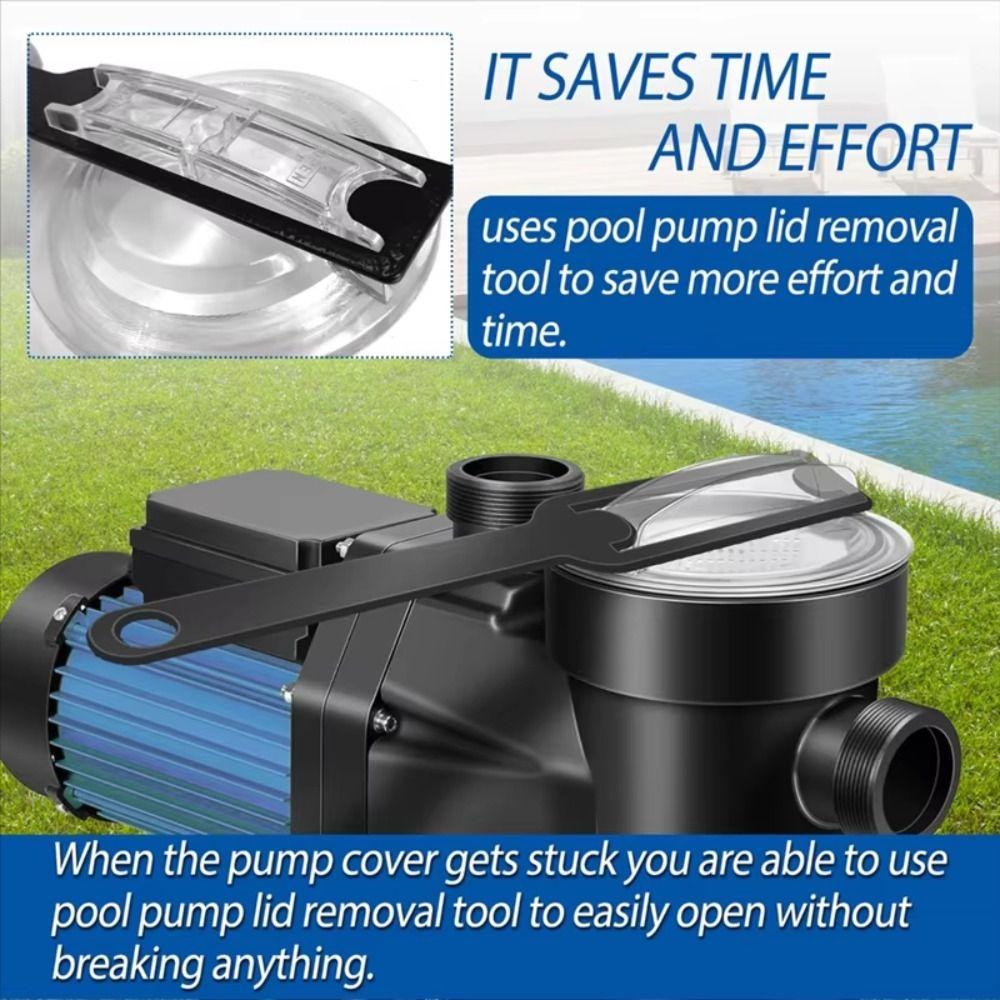Saving Time Lid Removal Wrench Metal Swimming Pool Wrench Filter Pump Cover Removal Wrench  Pumps