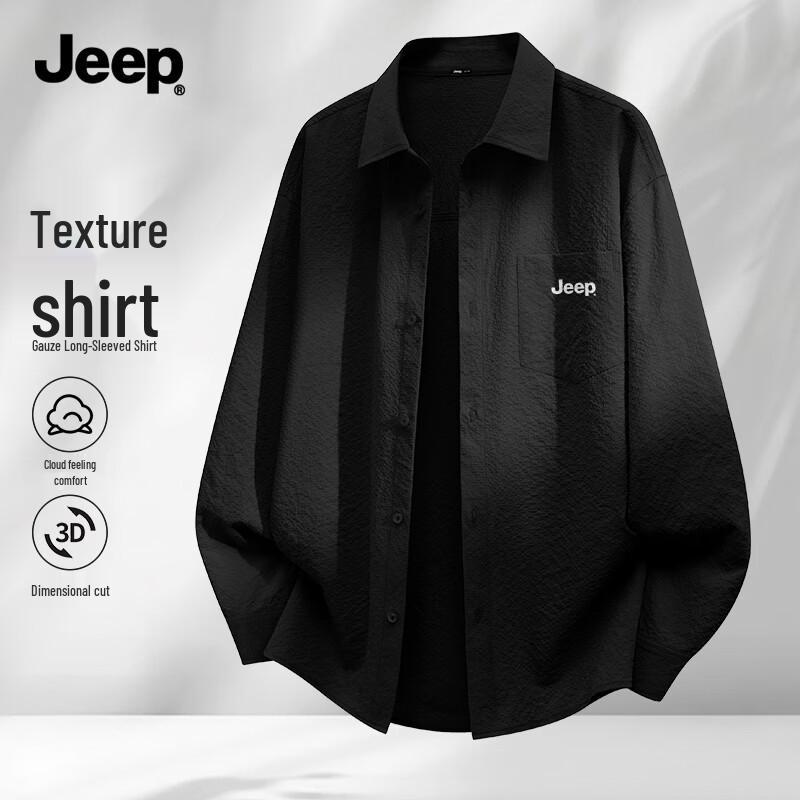 

JEEP Men s Three-Proof Casual Shirt XL