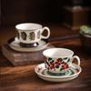 OLOEY Finnish Vintage Hand-Painted Ceramic Coffee Cup Set