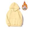 Kinder Kapuzenpullover Unifarben Rundhals - Sweatshirt aus gekämmter Baumwolle mit individuellem Logo